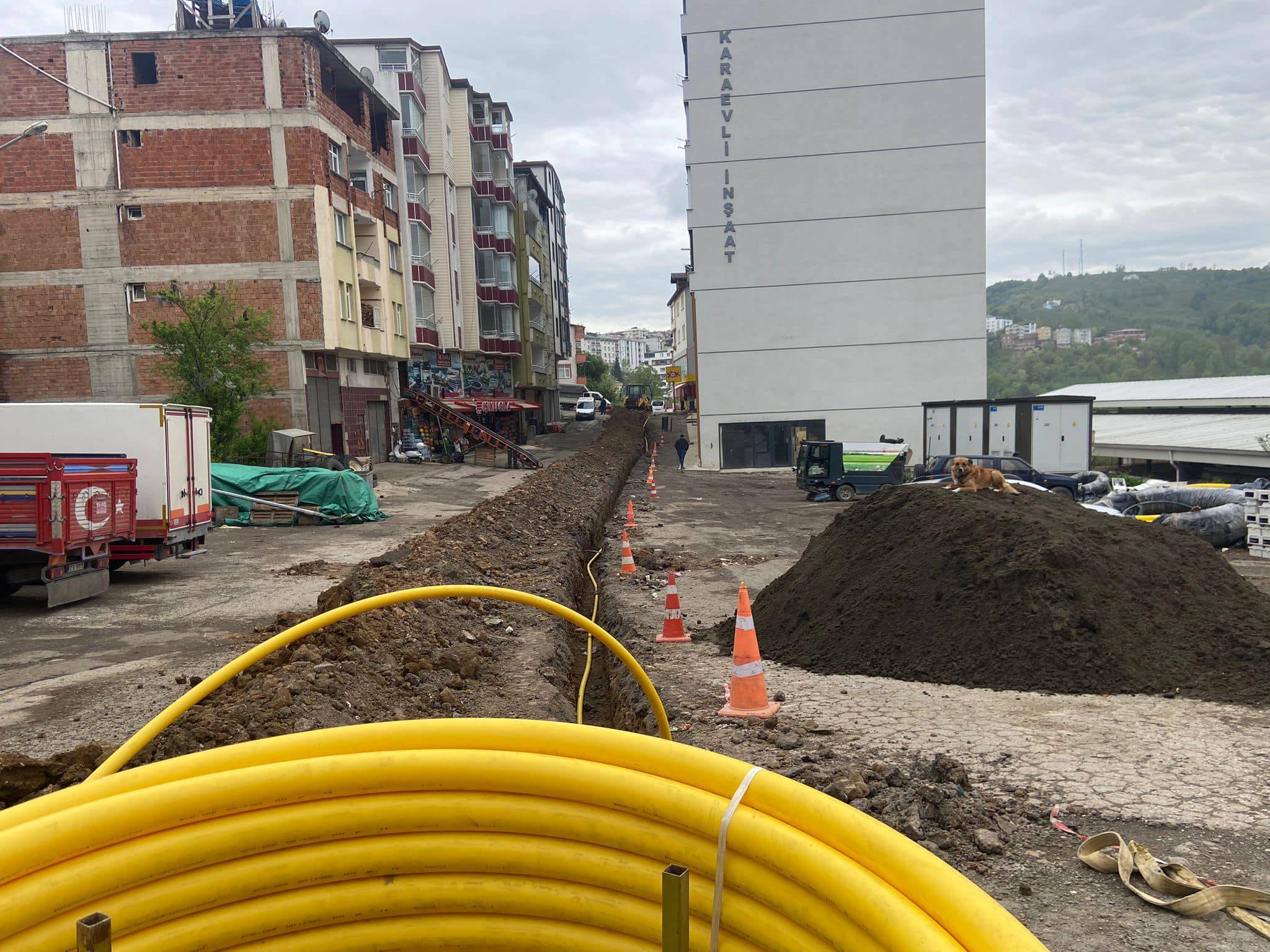 KORGAN’DA DOĞALGAZ ÇALIŞMALARI HIZ KAZANDI